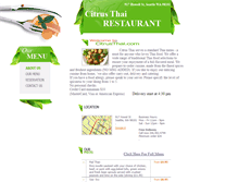 Tablet Screenshot of citrusthai.com